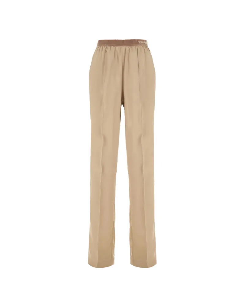 Tom Ford Beige Silk Pants Neutrals