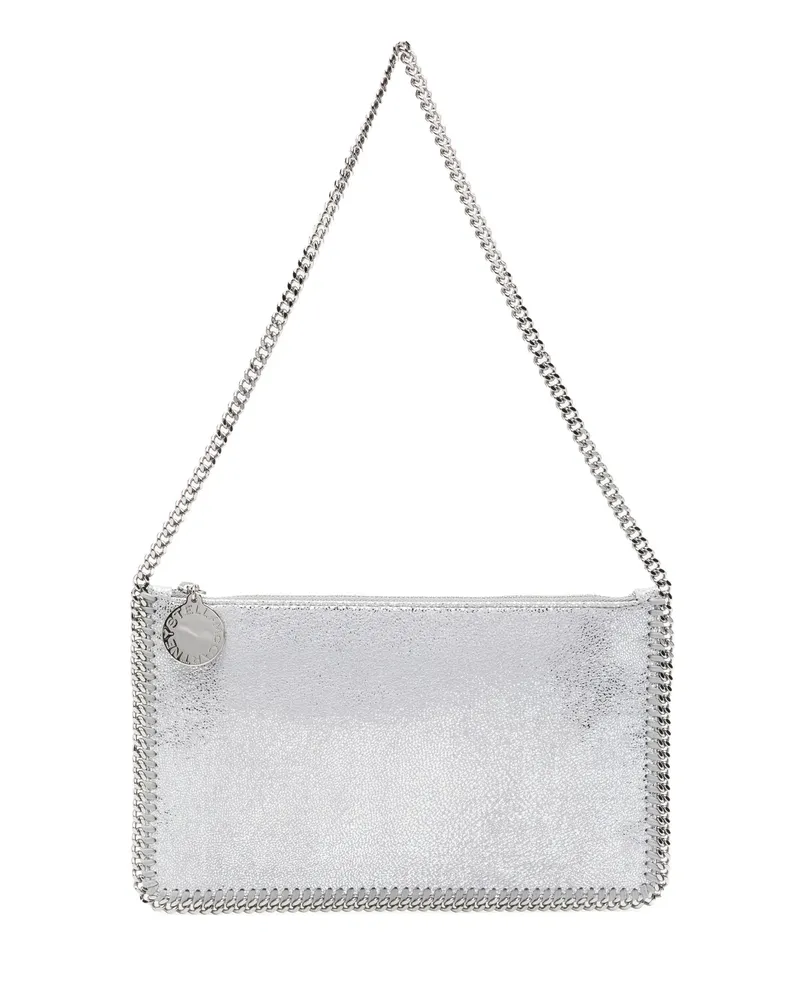 Stella McCartney Chain-trim Clutch Bag Grey
