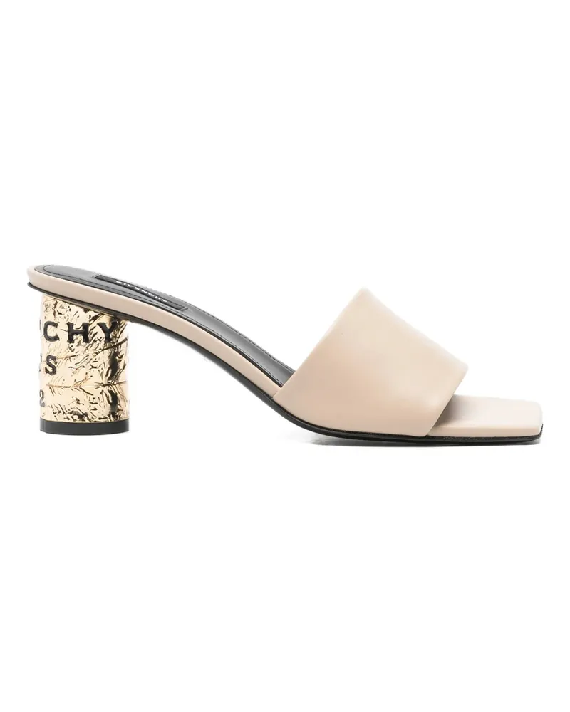 Givenchy Tape Square-toe Sandals Neutrals