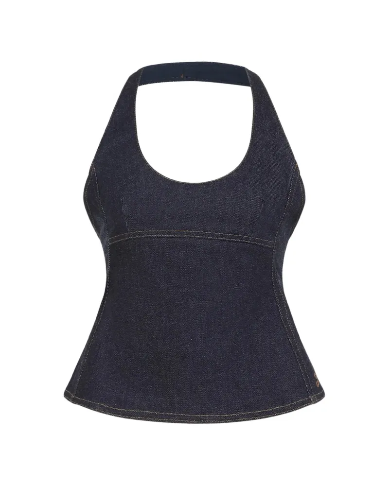 Jacquemus The Lavoir De-Nîmes Denim Top Blue