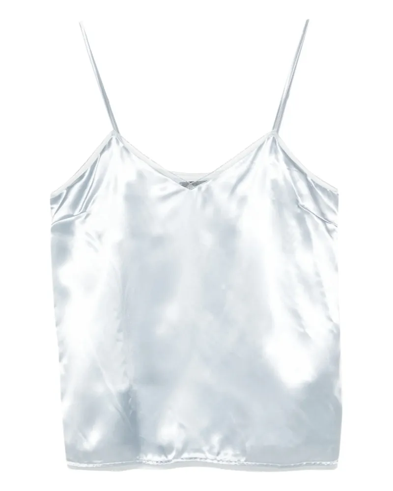 Fabiana Filippi V-neck Camisole Top Blue