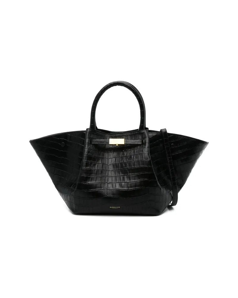 DeMELLIER Midi New York Tote Bag Black