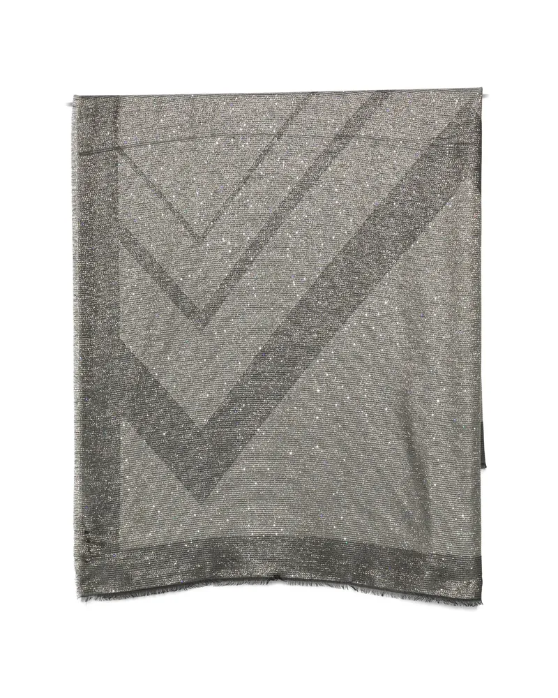 Missoni Sequin-embellished Zigzag Scarf Black