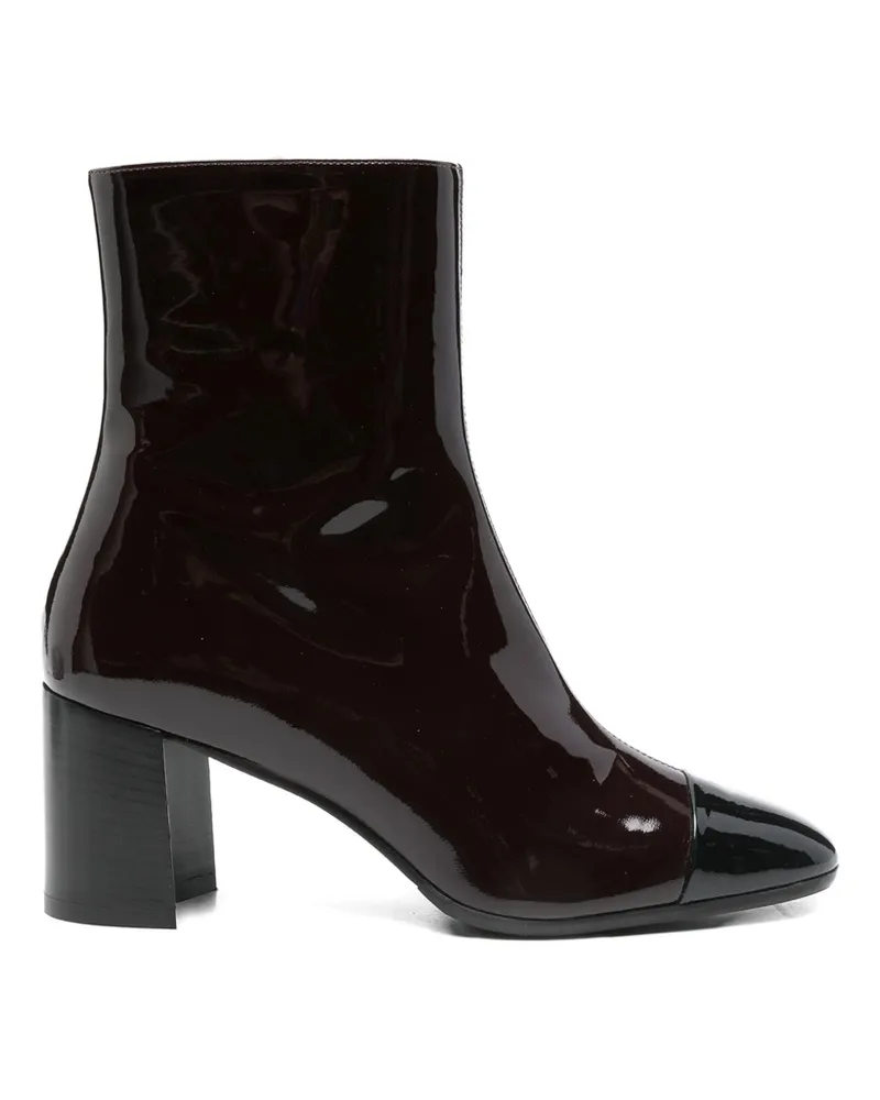 Carel 70mm Esprit Leather Ankle Boots Brown