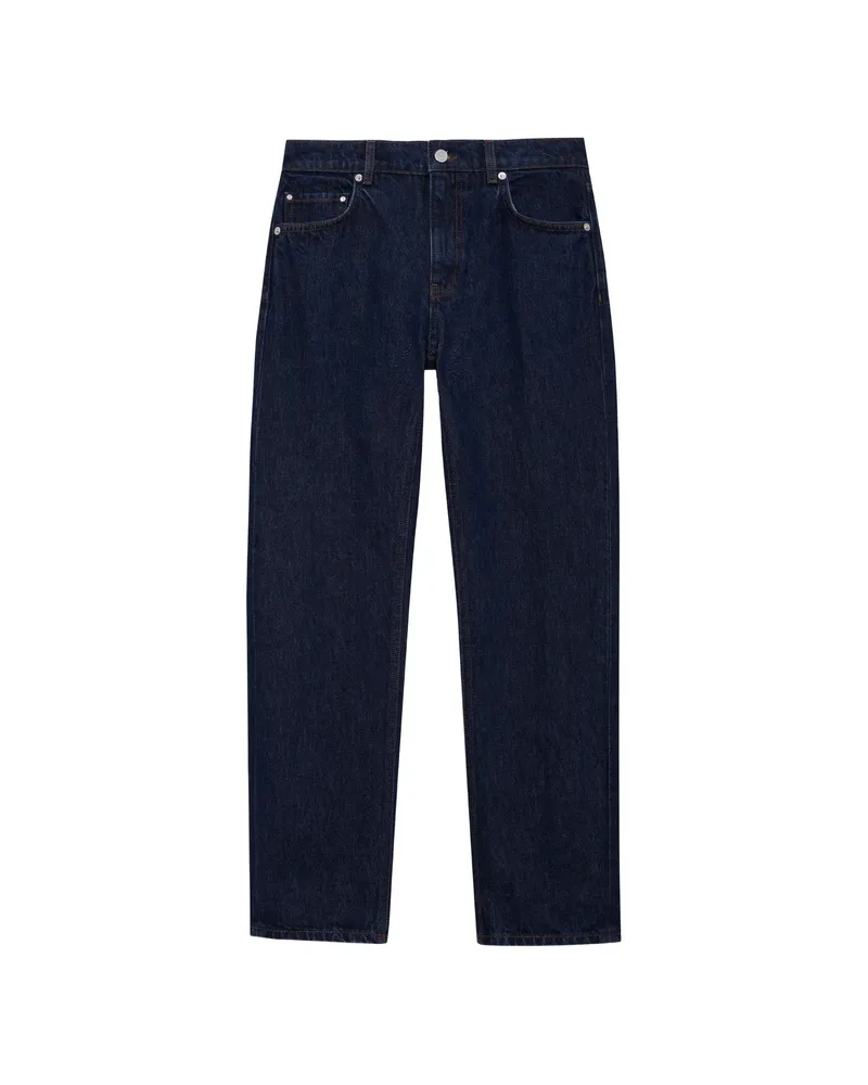 Anine Bing Kate Straight-leg Jeans Blue