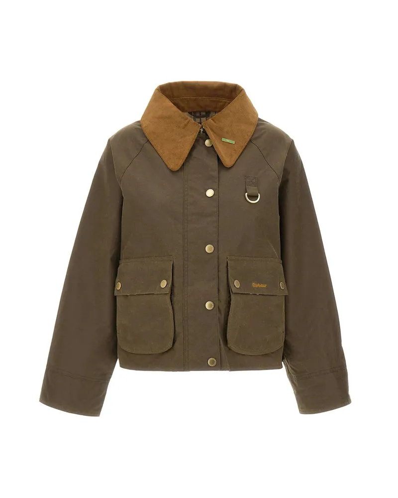 Barbour Modern Spey Waxed Jacket Green