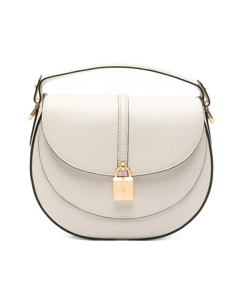 DeMELLIER Lock-accent Saddle Bag Grey