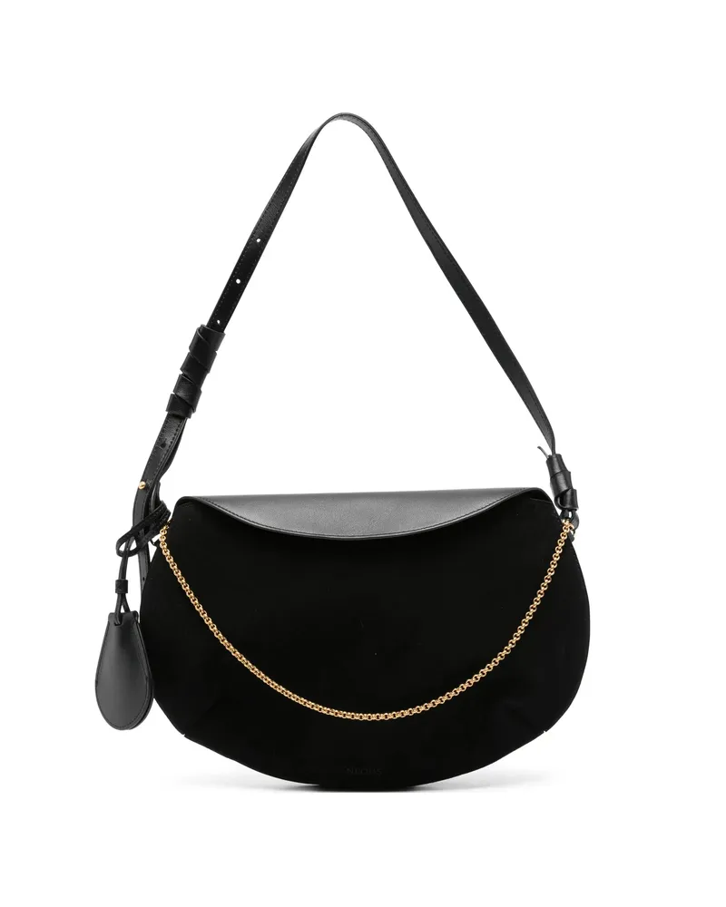 NEOUS Libra Chain-detail Shoulder Bag Black
