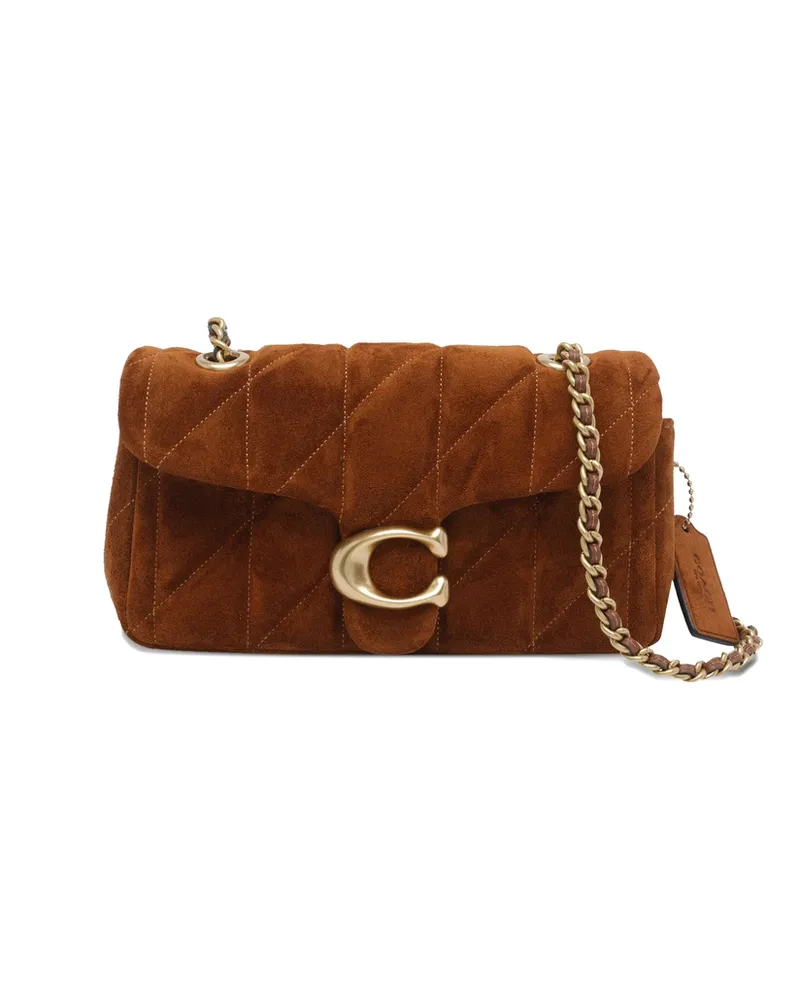 Coach Tabby Quilted Crossbody Bag Brown