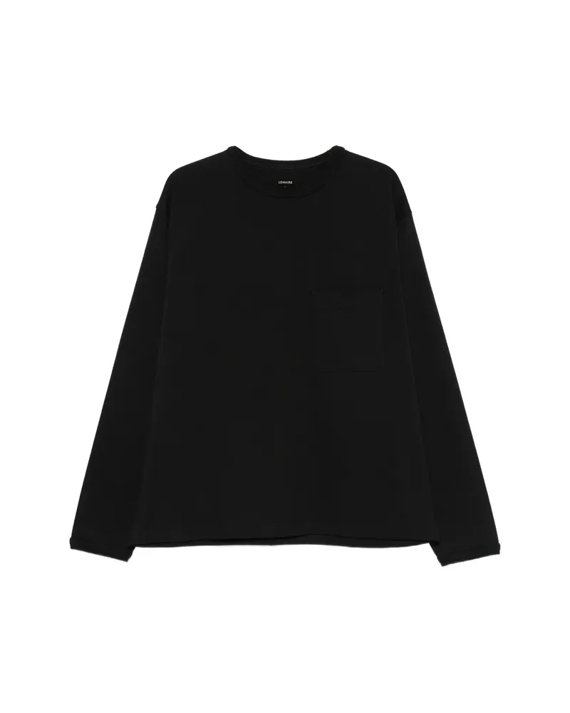 Christophe Lemaire Chest-pocket Sweatshirt Black