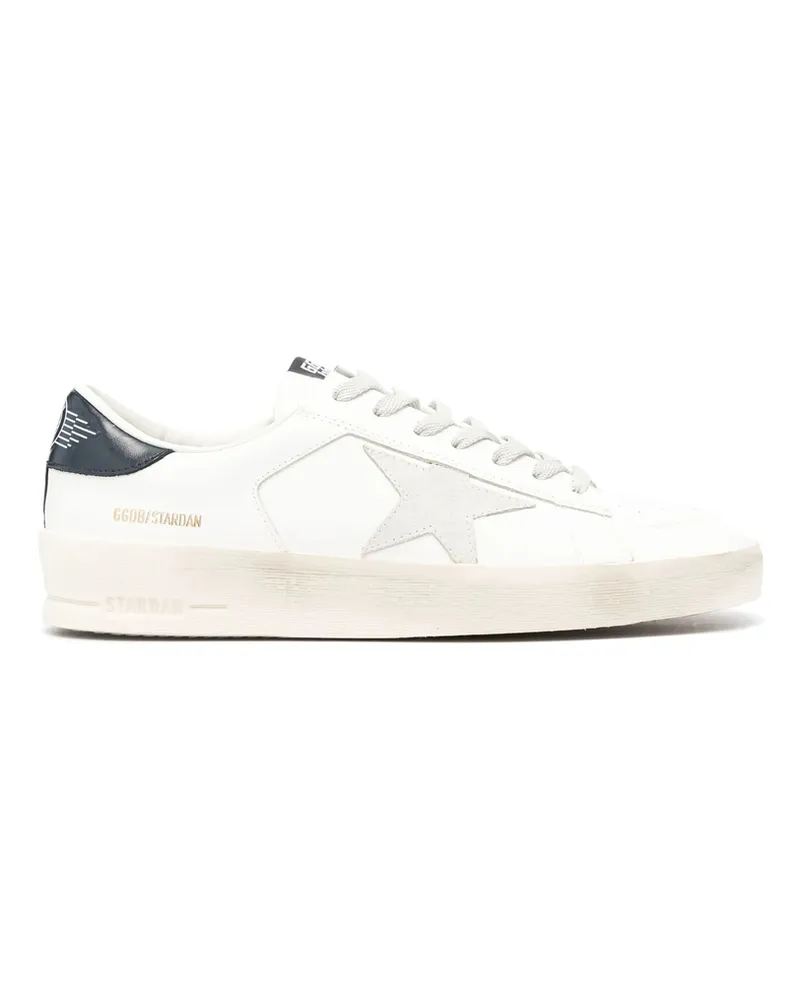 Golden Goose Stardan Leather Sneakers Neutrals