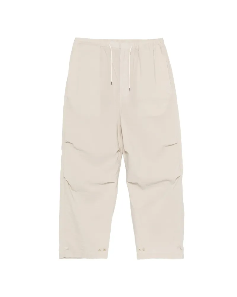Christophe Lemaire Drawstring Panel Trousers Neutrals
