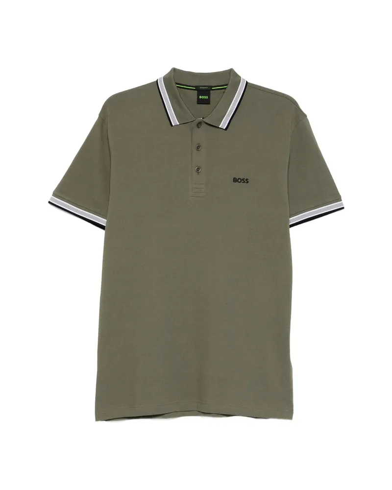 HUGO BOSS Short-sleeve Polo Shirt Green