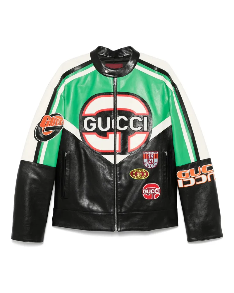 Gucci Logo-patch Jacket Black
