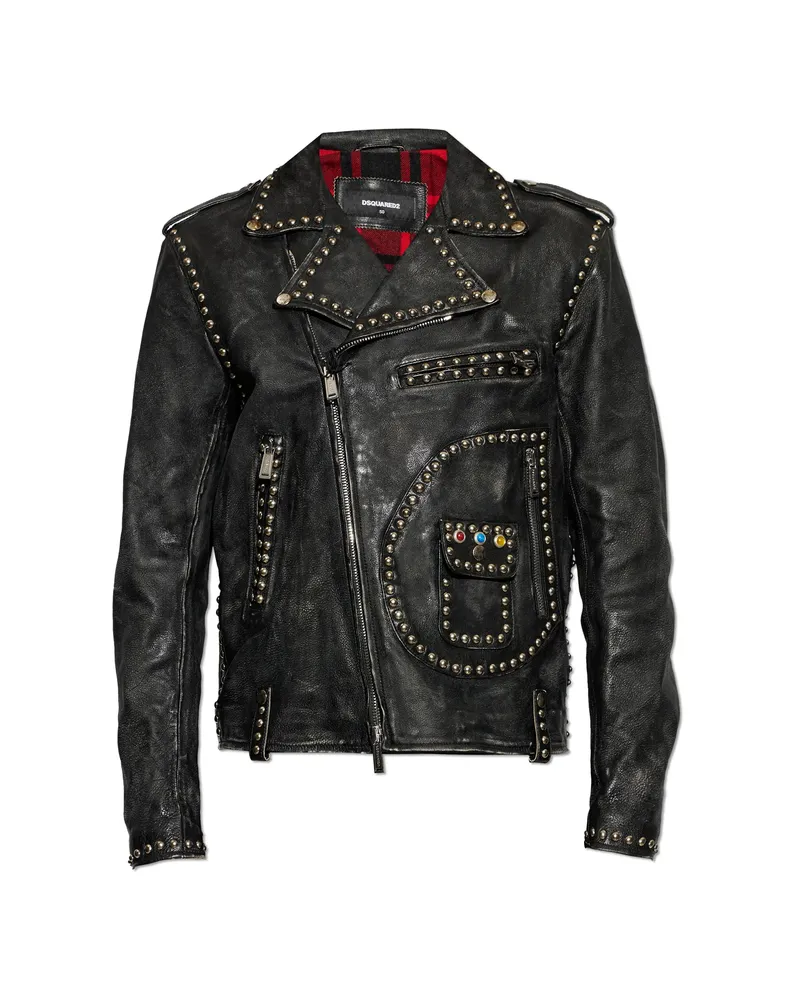 Dsquared2 Stud-embellished Jacket Black