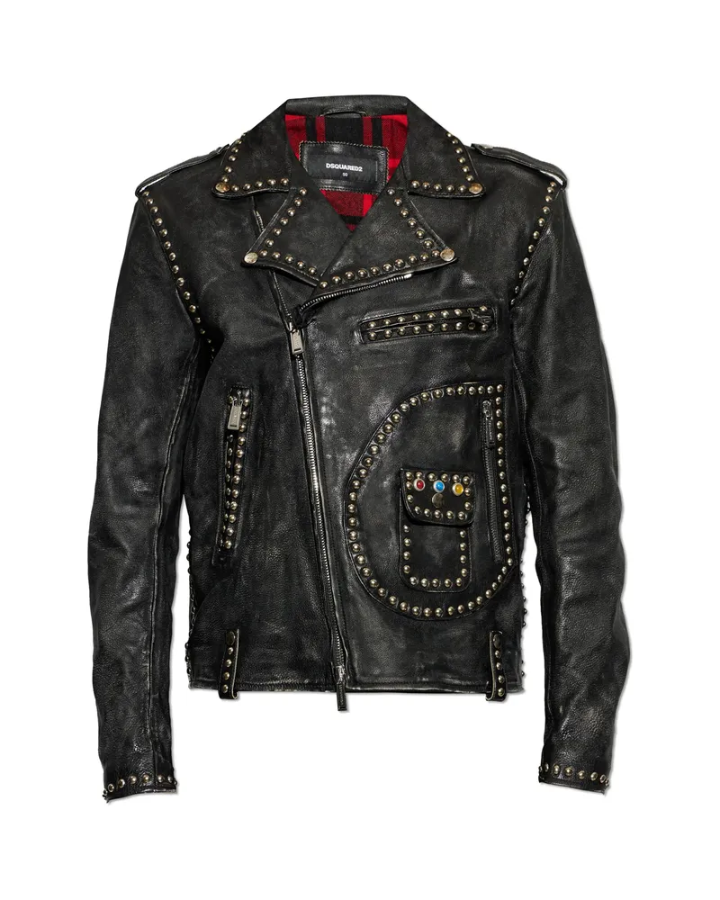 Dsquared2 Stud-embellished Jacket Black