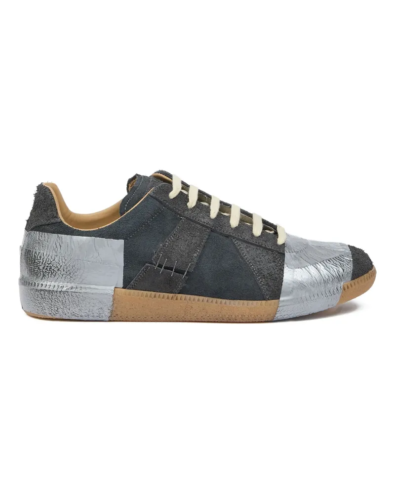Maison Margiela Replica Panelled Sneakers Grey