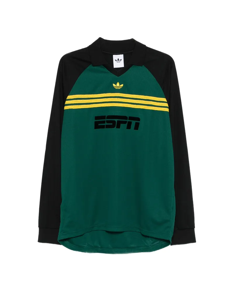 adidas Long-sleeve Stripe T-shirt Green
