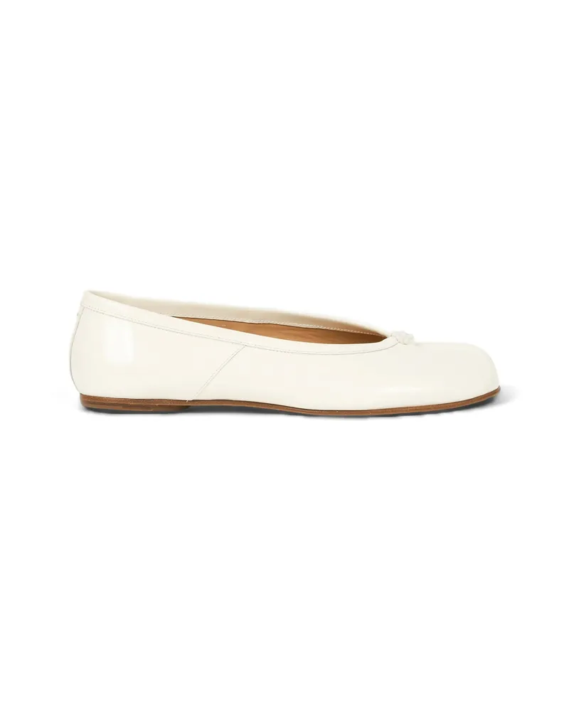 Maison Margiela Tabi Split-toe Ballet Flats White