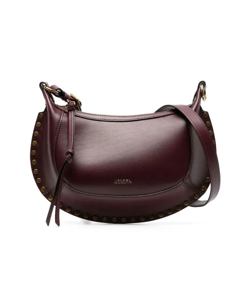 Isabel Marant Oskan Moon Cross Body Bag Red