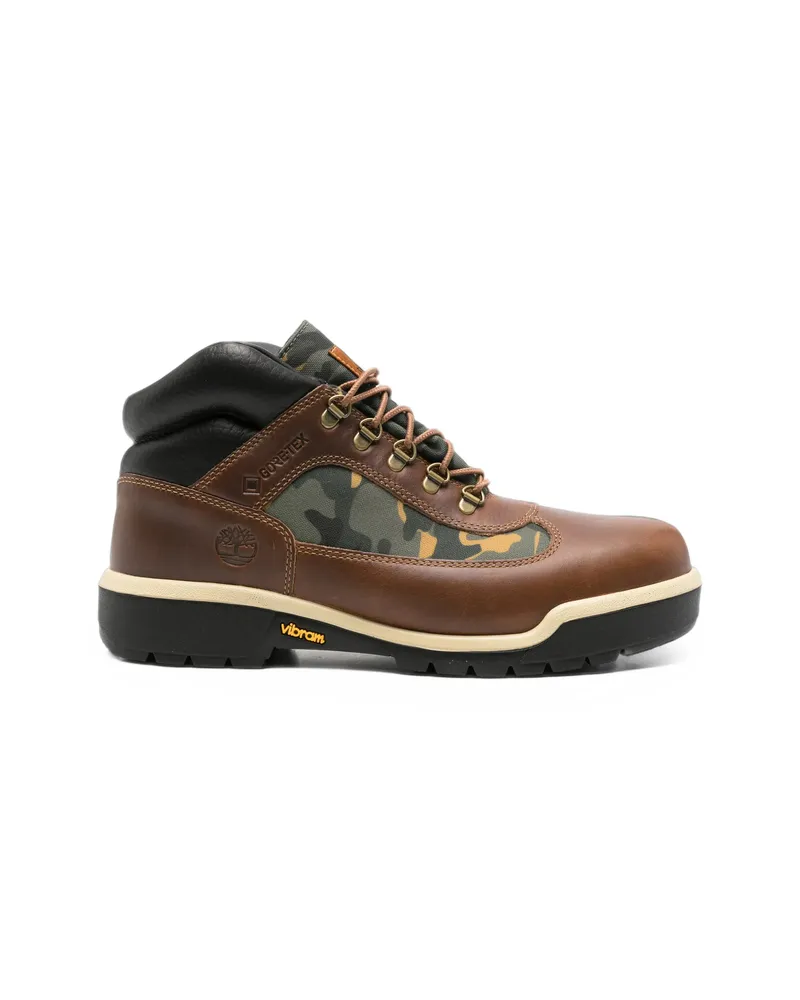 Timberland Gore-Tex Camouflage-print Boots Brown