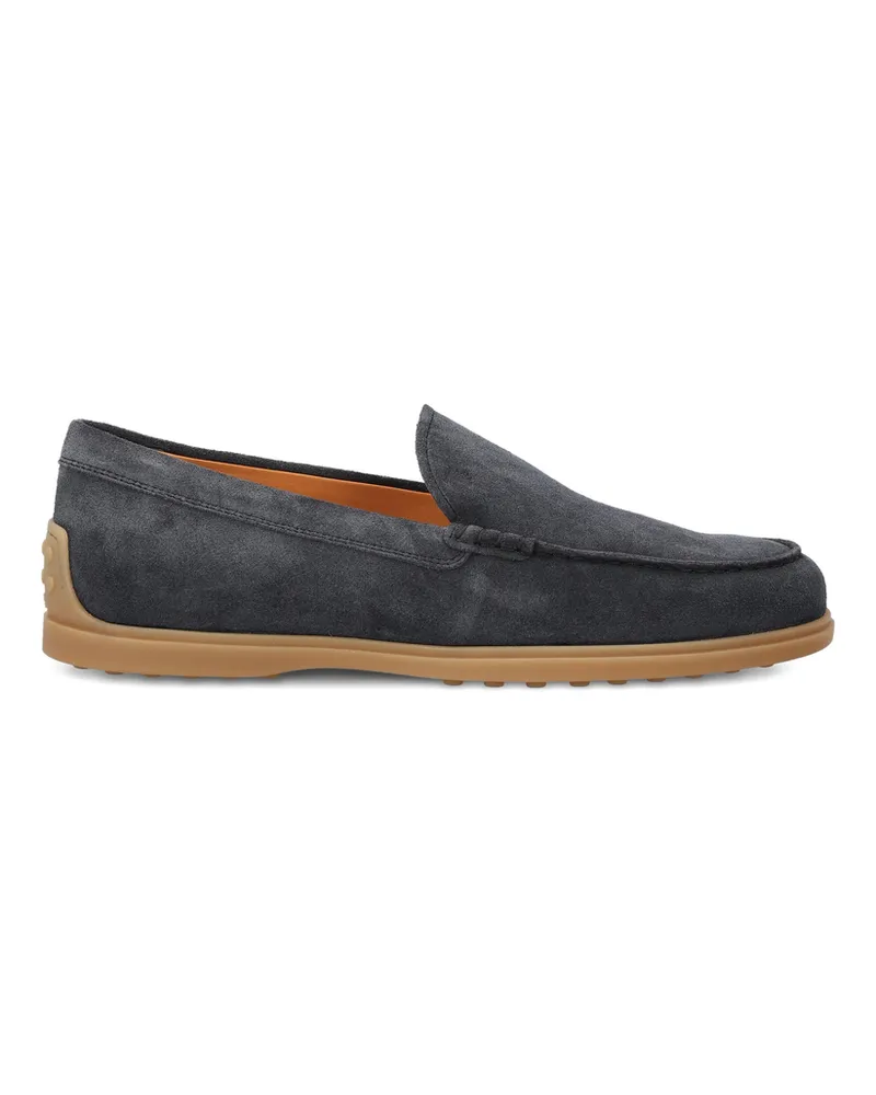 TOD'S Blue Loafers Grey