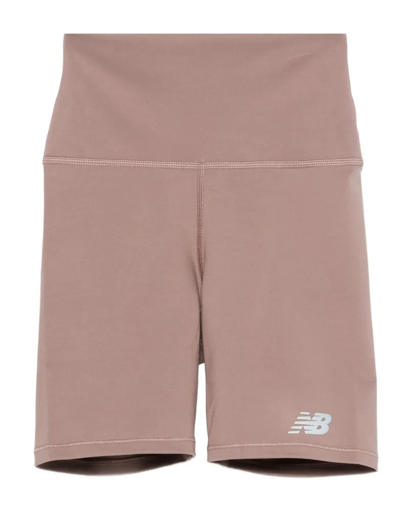 New Balance Harmony Logo-print Performance Shorts Pink
