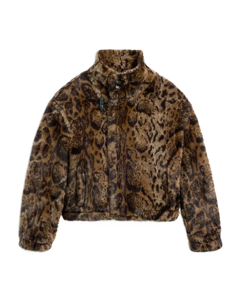 Jacquemus Le Fernando Faux-fur Jacket Brown