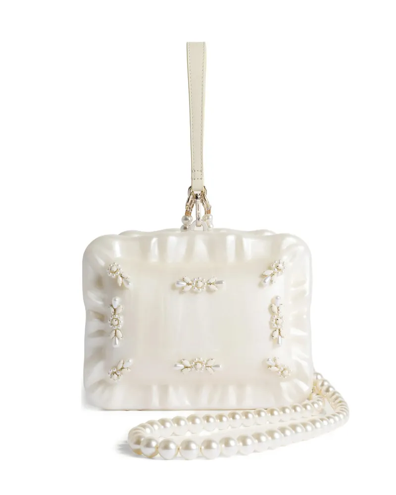 Simone Rocha Pillowcase Clutch Bag White