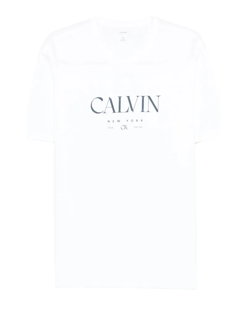 Calvin Klein Logo-print T-shirt White