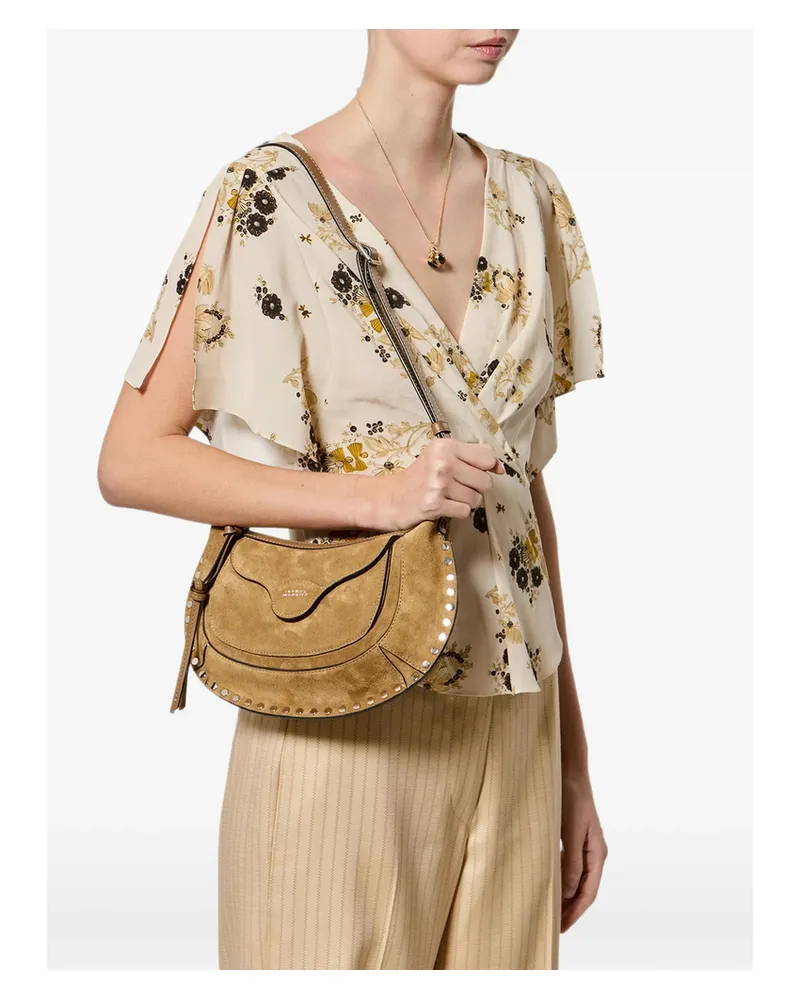 Isabel Marant Moon Pocket Shoulder Bag Neutrals