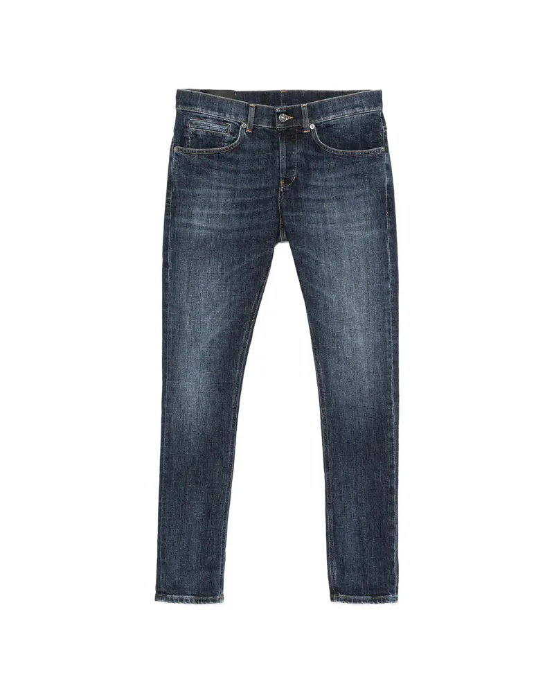 Dondup Faded Whiskered Jeans Blue