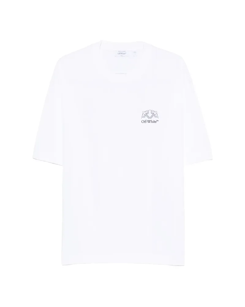 OFF-WHITE Off-white Offline Half Arrow Skate Short Sleeve T-shirt White