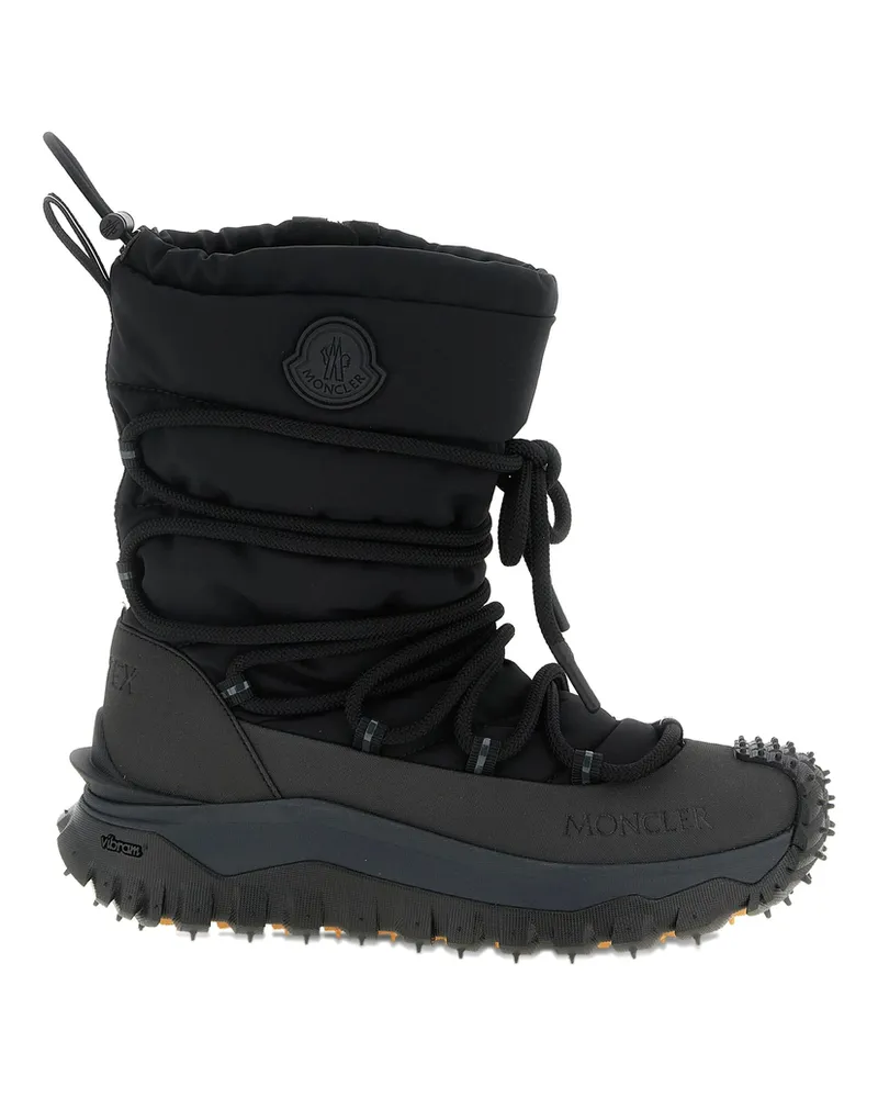 Moncler 45mm Trailgrip GTX Lace-up Boots Black