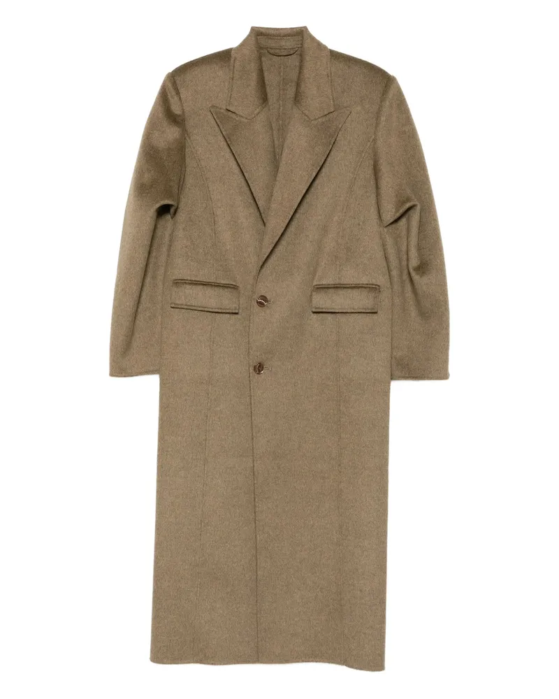 Séfr Colette Single-breasted Coat Brown