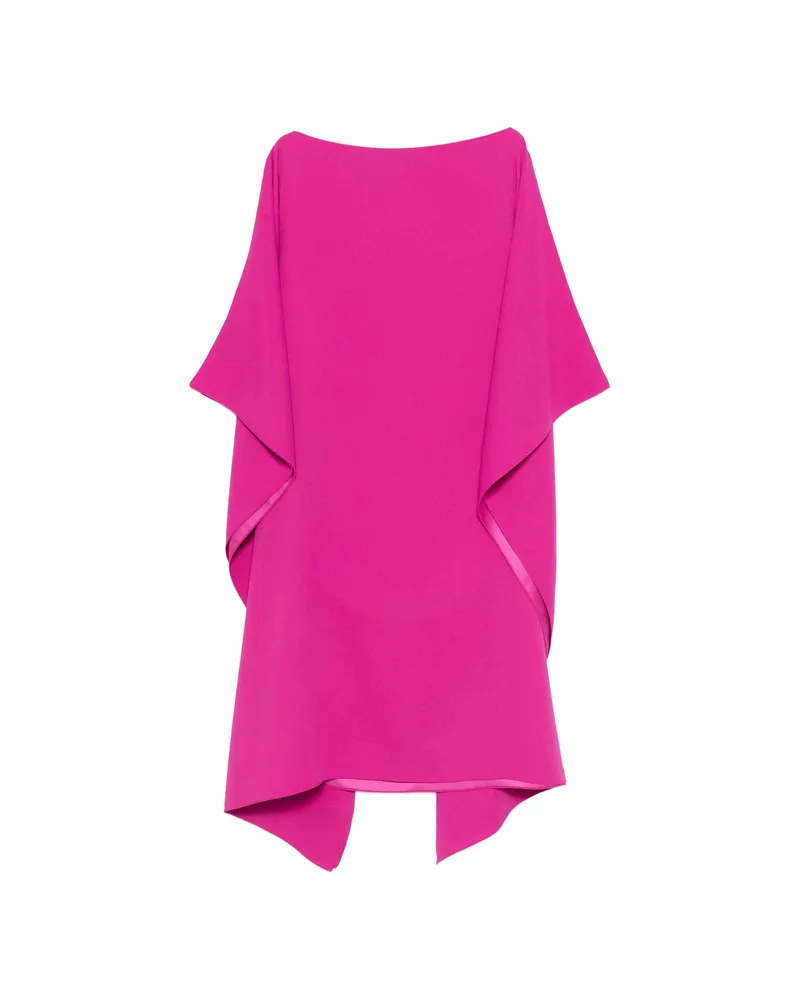 Gianluca Capannolo Eve Cape Mini Dress Pink