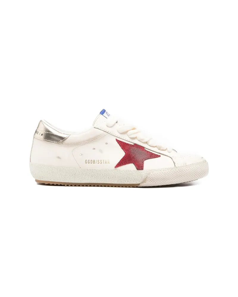 Golden Goose Leather Star Super Star Sneakers White