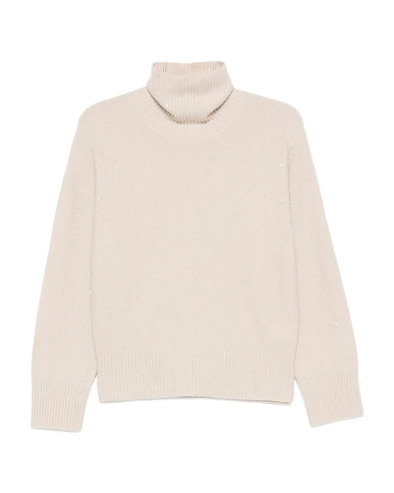 Fabiana Filippi Roll-neck Sweater Neutrals