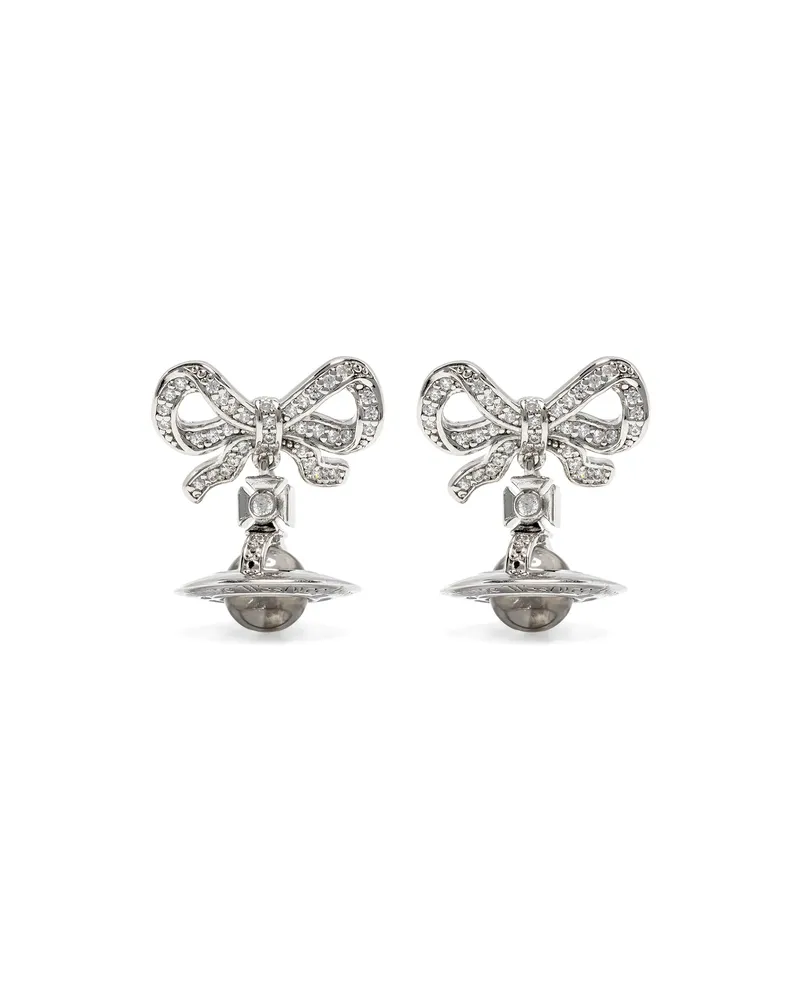 Vivienne Westwood Octavie Drop Earrings Silver