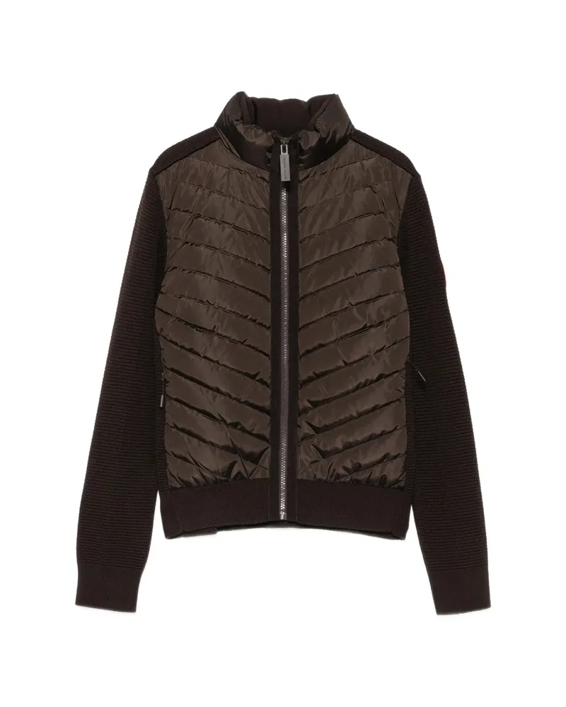 Canada Goose Quilted Panelled Jacket Brown