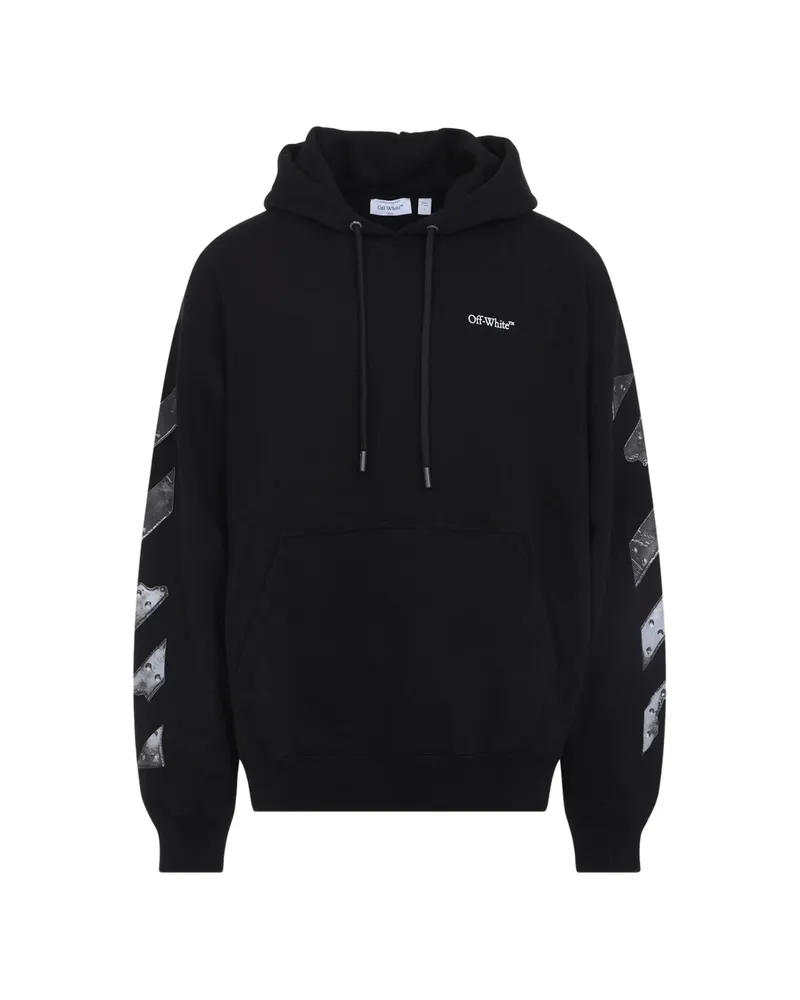 OFF-WHITE Arrow-logo Hoodie Black