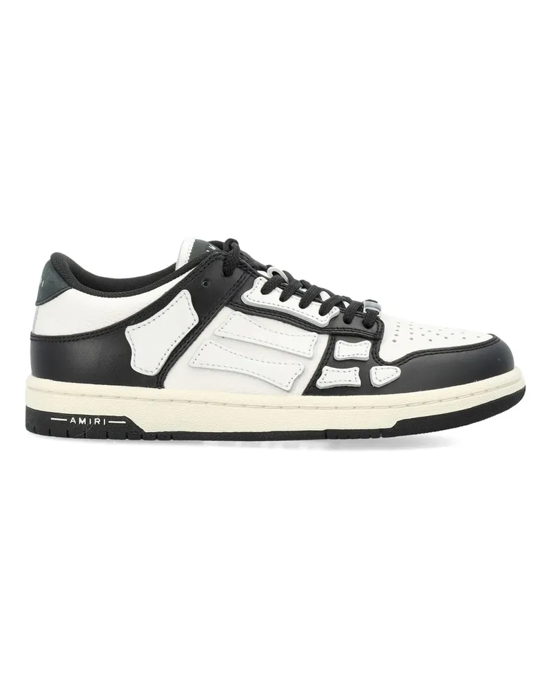 Amiri Skel Colour-block Leather Sneakers Black
