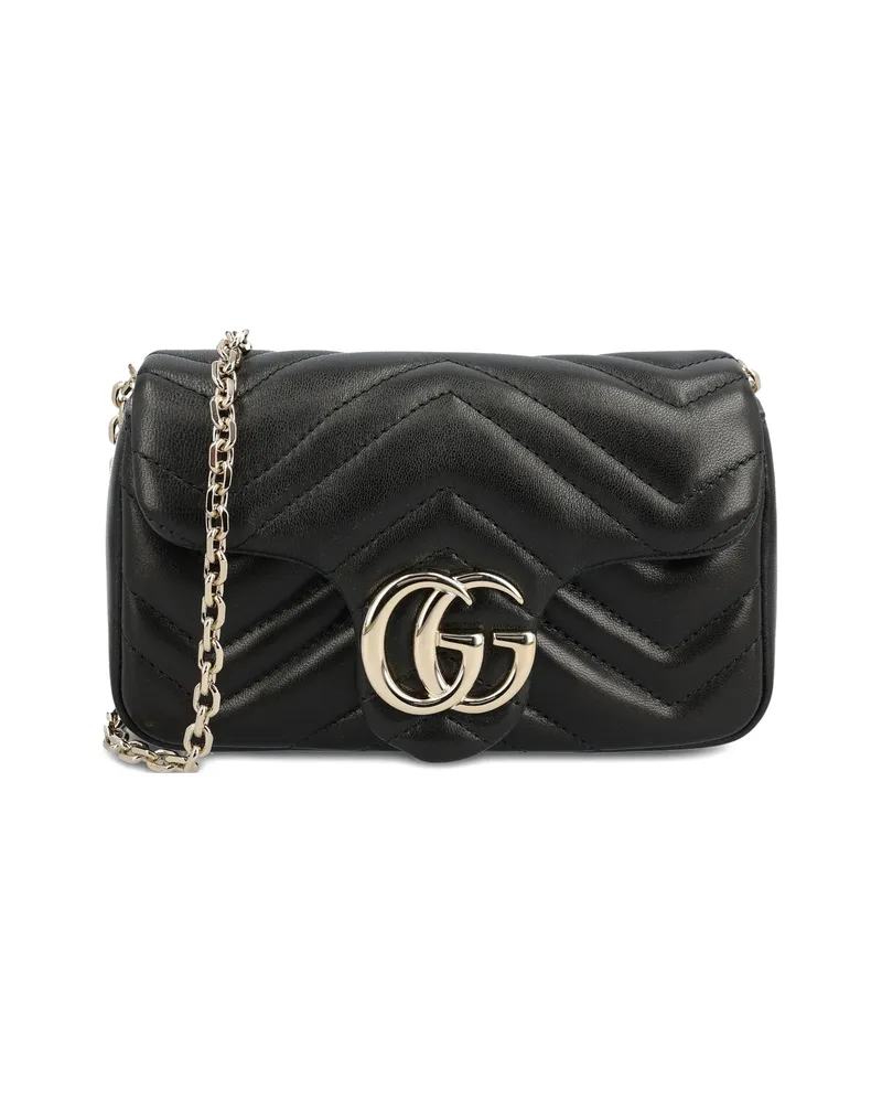 Gucci GG Marmont Quilted Mini Bag Black