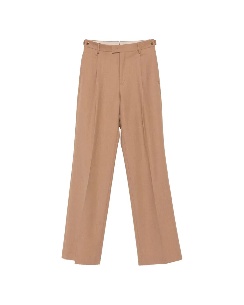 Berwich Pleated Tailored Trousers Neutrals