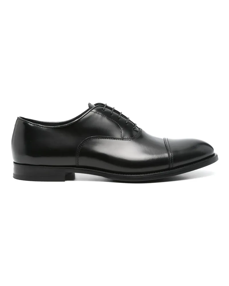 Doucal´s Leather Oxford Shoes Black