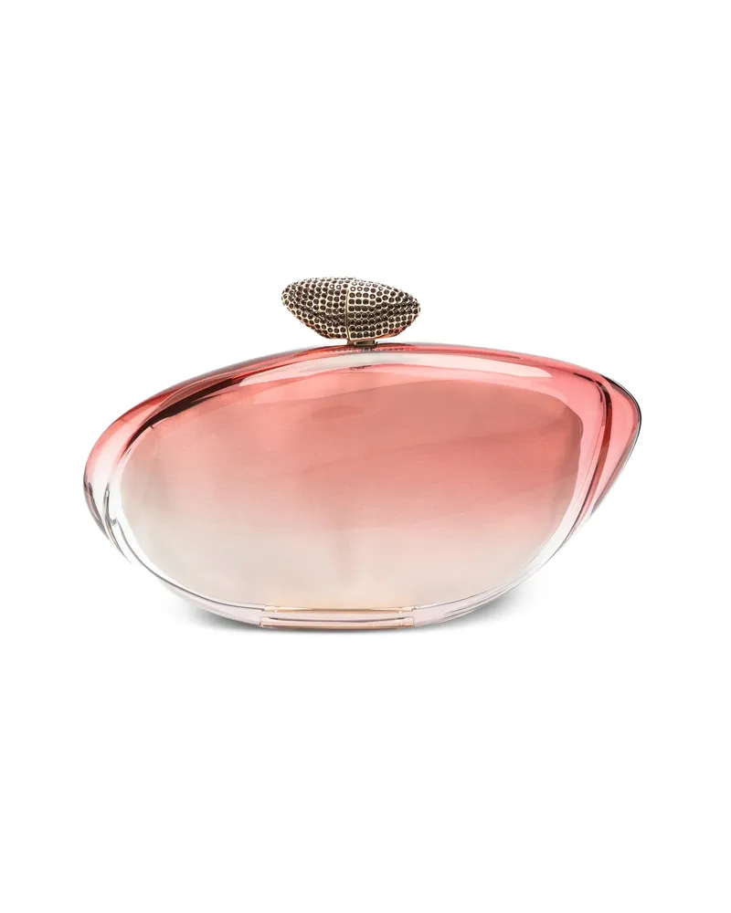Benedetta Bruzziches Crystal-embellished Ombré Clutch Bag Pink