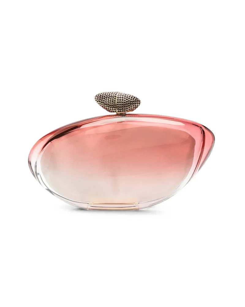Benedetta Bruzziches Crystal-embellished Ombré Clutch Bag Pink