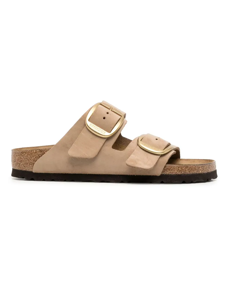 Birkenstock Slip-on Flat Sandals Brown