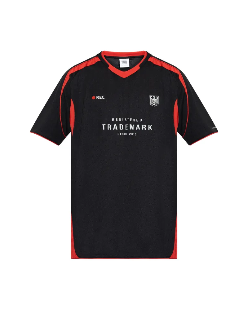 VETEMENTS Trademark Print T-shirt Black