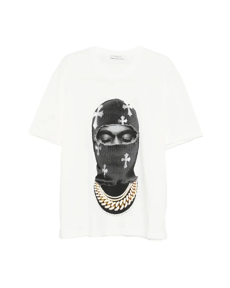 IH NOM UH NIT Mask Crosses-print T-shirt White
